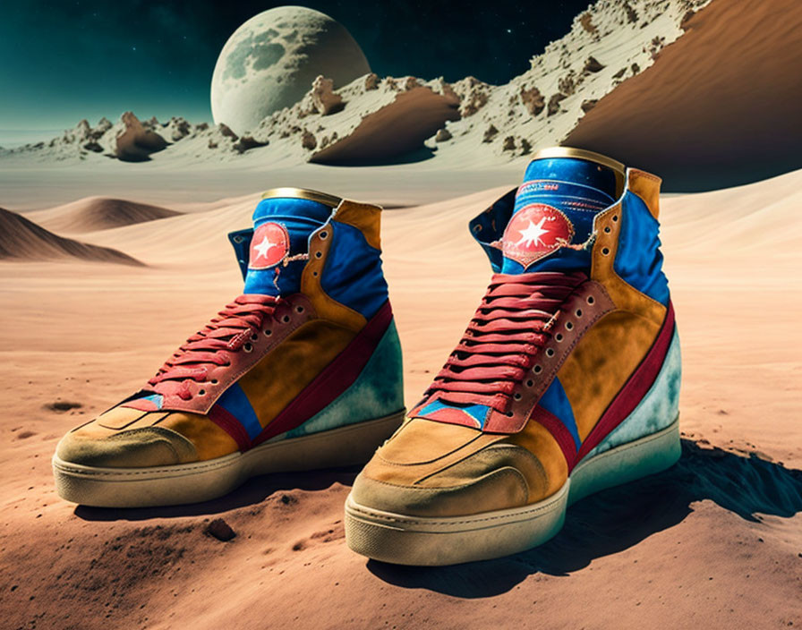 Sneakers on the Moon