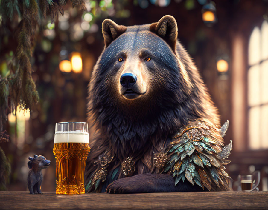 Bear  in the Pub