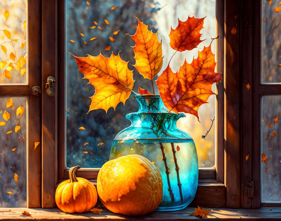 Window to the autumn