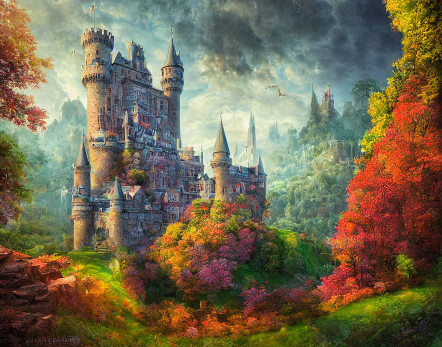 autumn castle