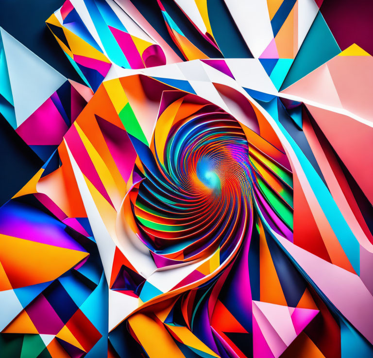 spiral of color