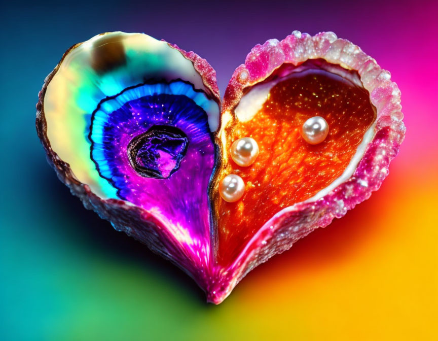 love is like a pearl in an oyster.