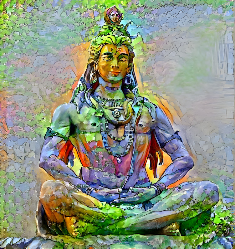 Lord Shiva dreaming