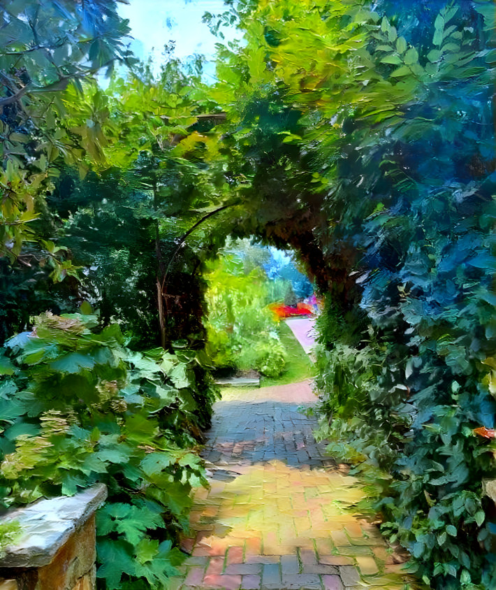Idyllic Garden Gate