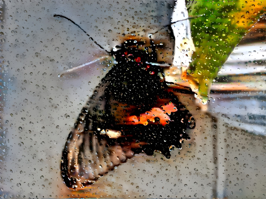 Butterfly in the Rain