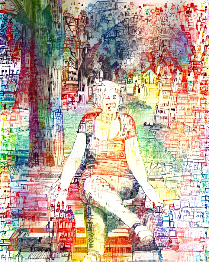 Woman on a Park Bench
