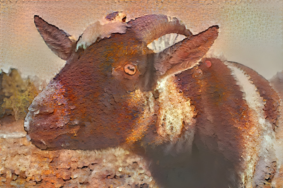 Rusty The Goat