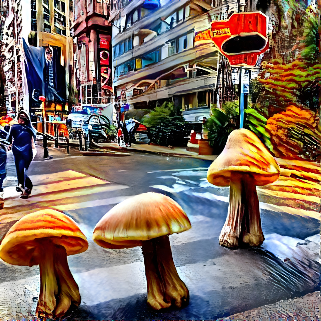 at first, the mushrooms seemed wondrous