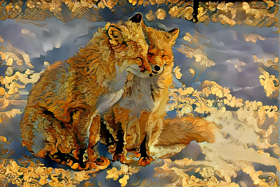 Gold foxes