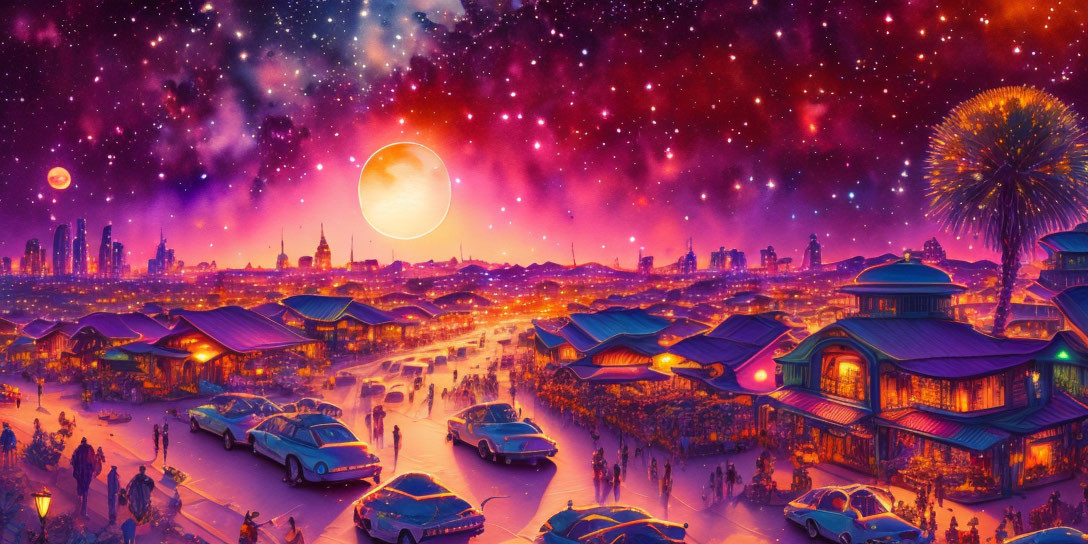 Celestial Night Market Fusion