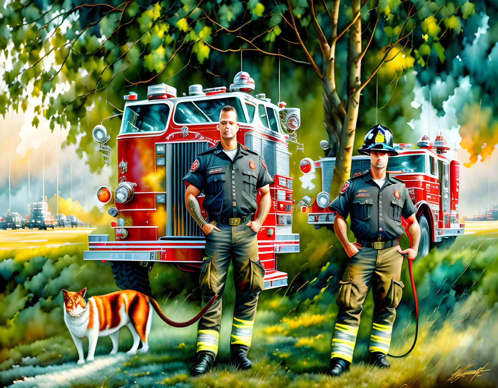  firefighters