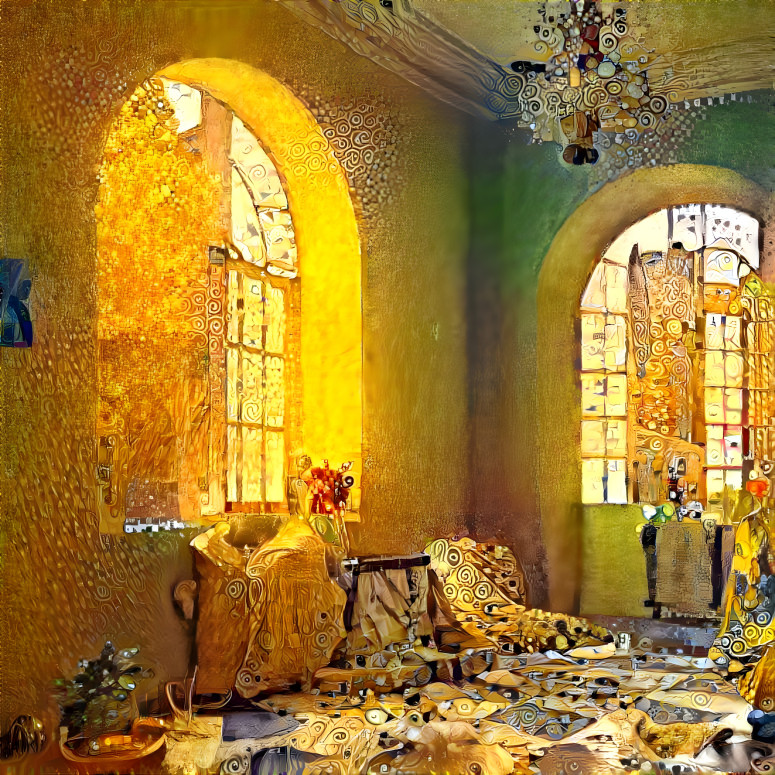 Kilmt was Vermeer's interior designer. Who knew?