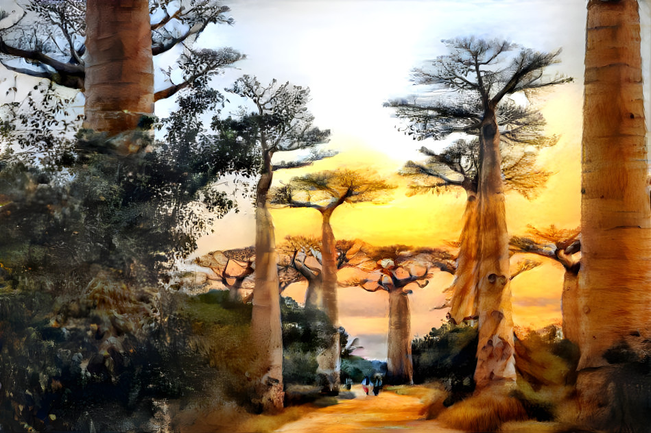 Baobab Avenue Madagascar