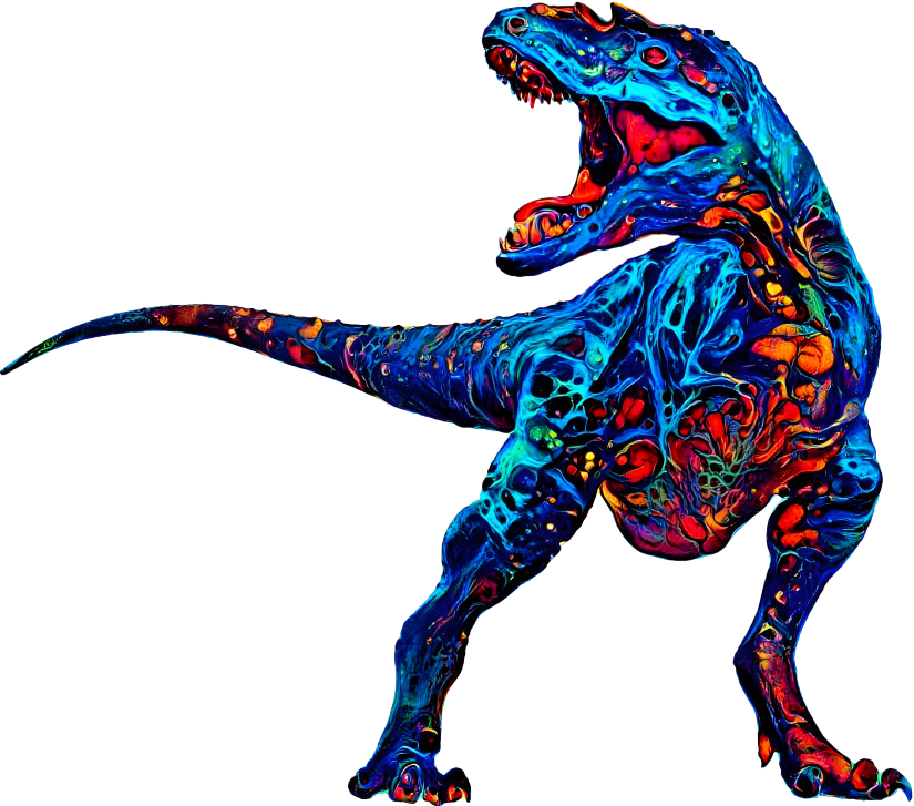 Pseudo Bright Tyrannosaurus