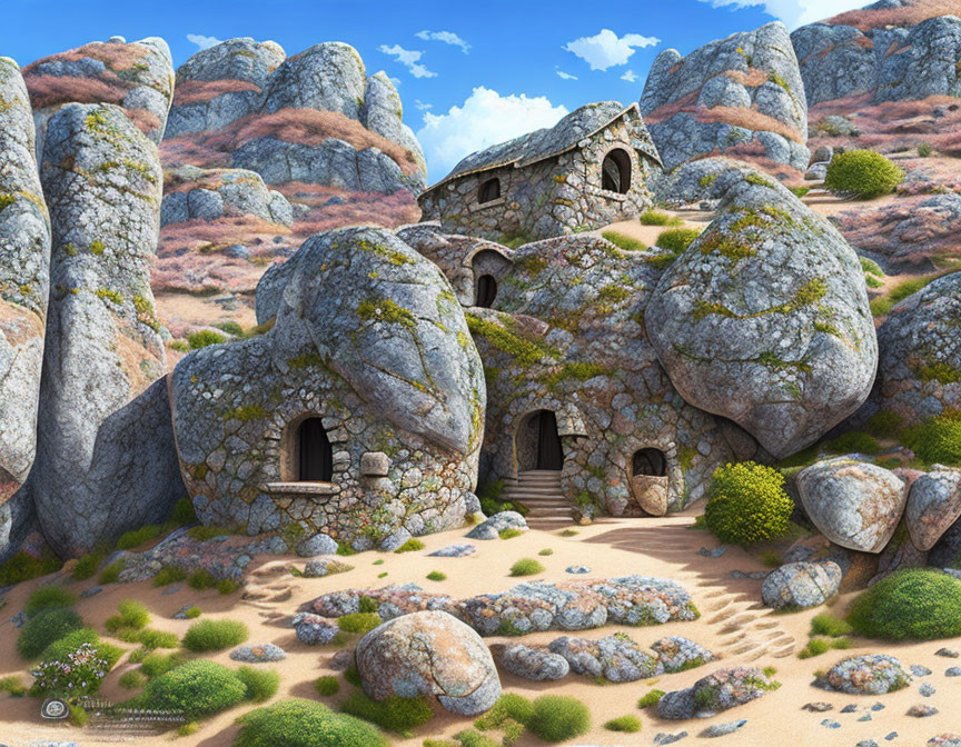 House made of boulders