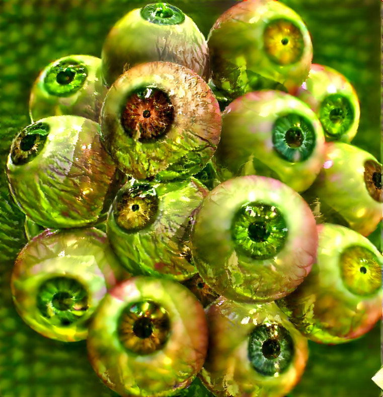 Green eyeballs