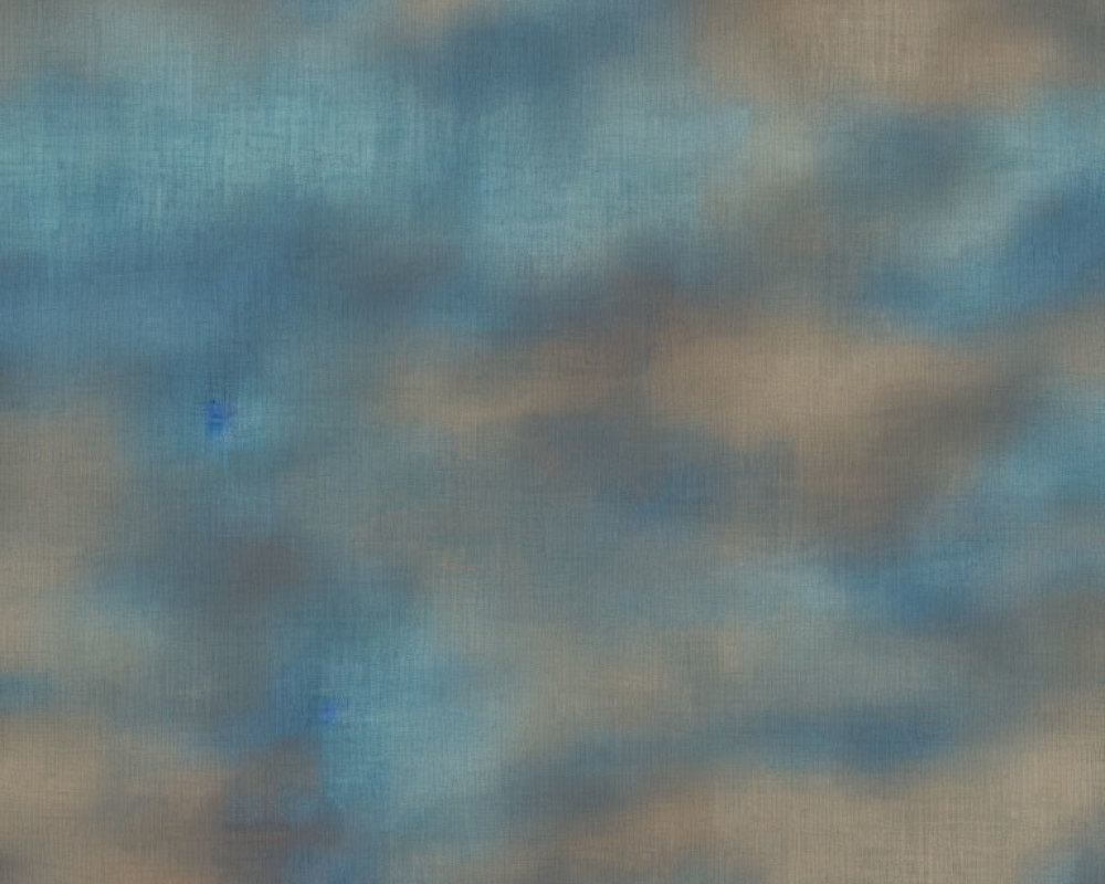 Blue and Brown Watercolor Background with Blurred Patterns