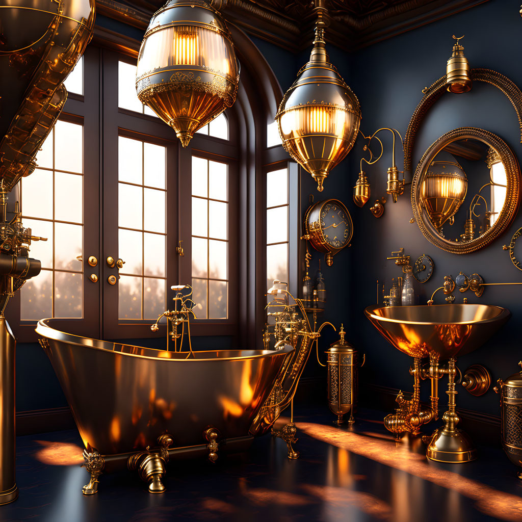 Brass Bathroom