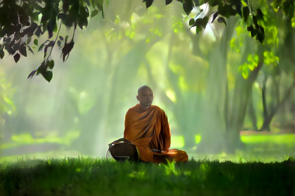 Tranquility of the monk