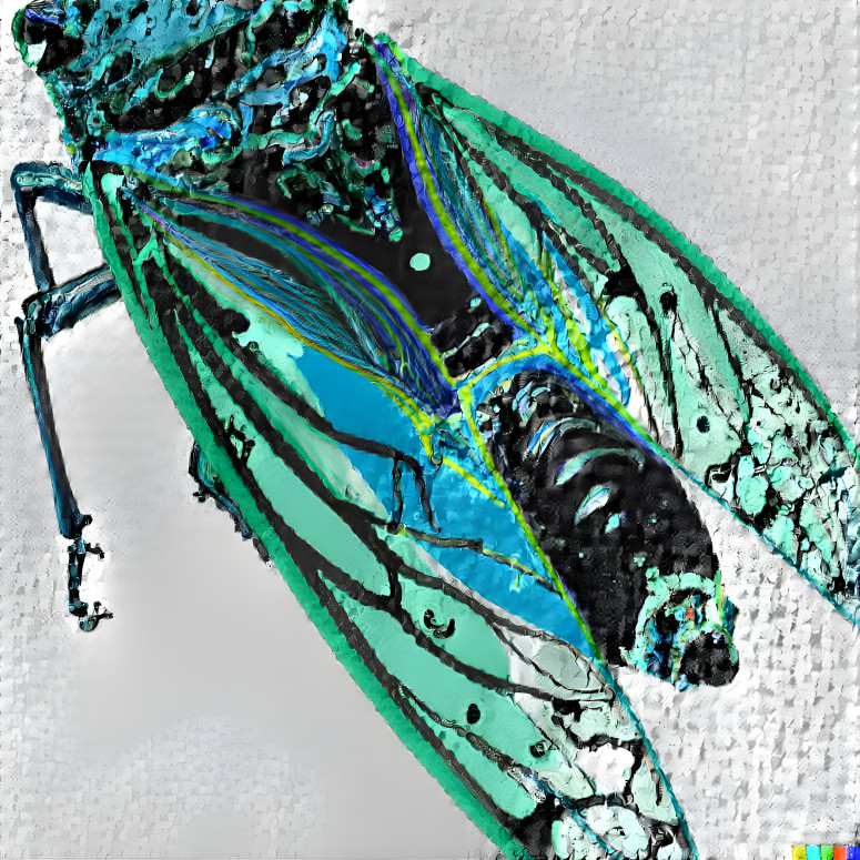 blue cicada