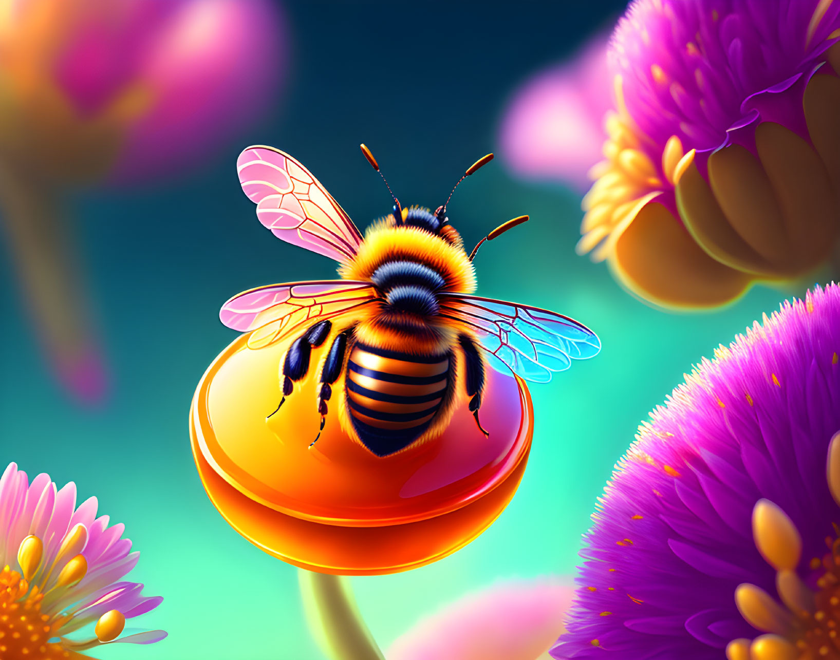 One bee makes little honey.