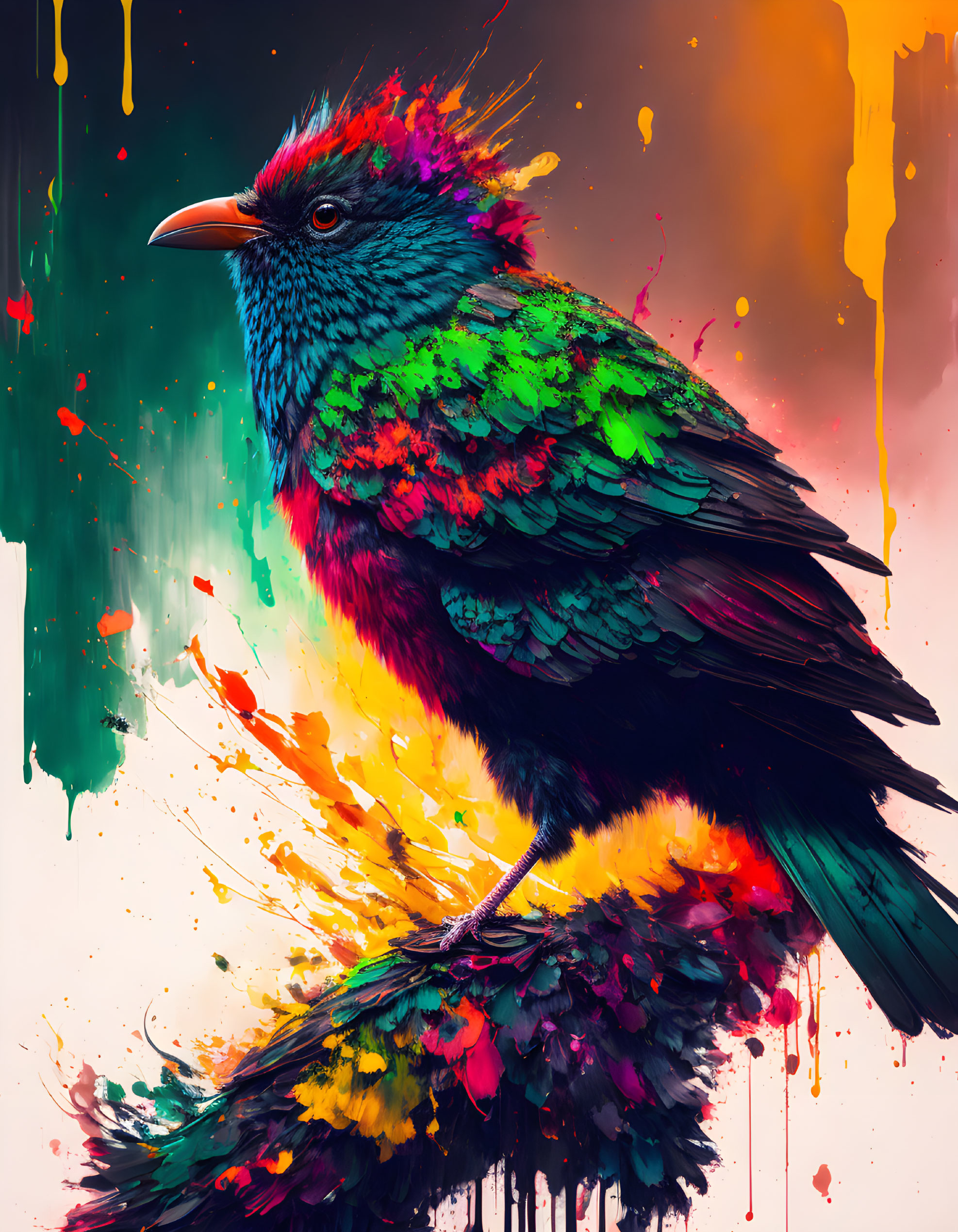 Cuckoo Bird - colorfull vision