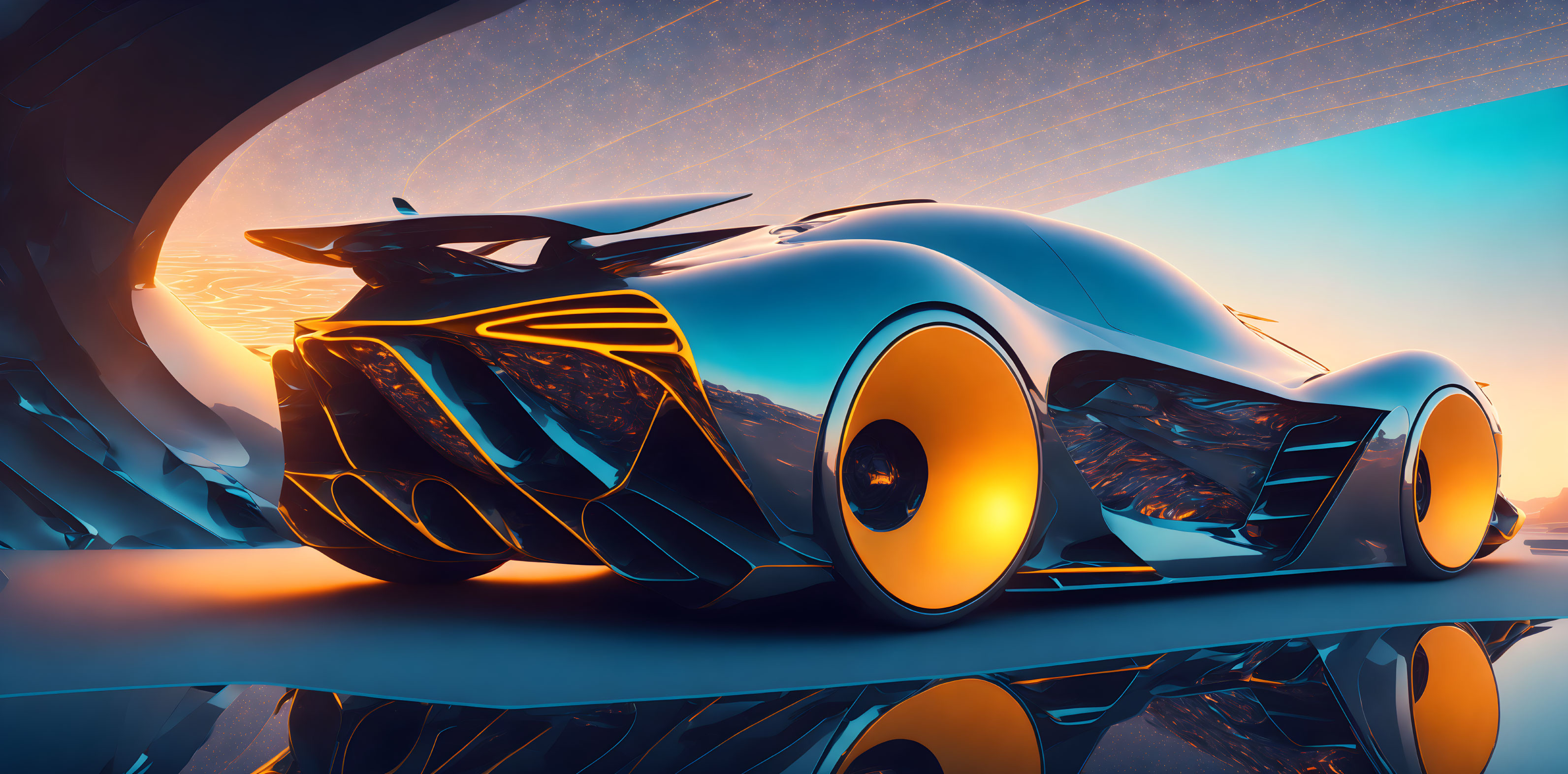 Lets design a futuristic Car 