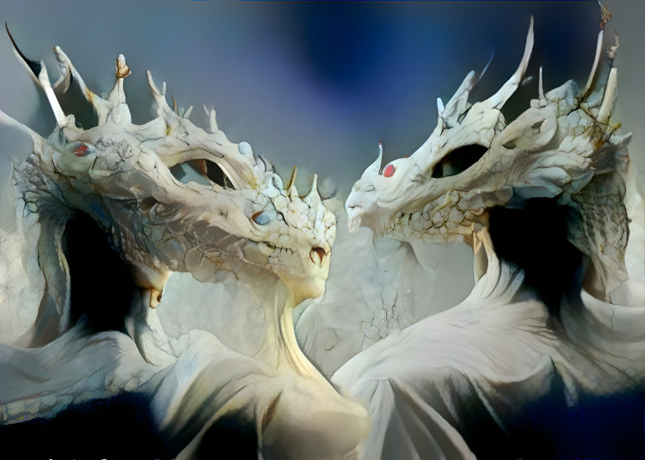 Dragon king and queen