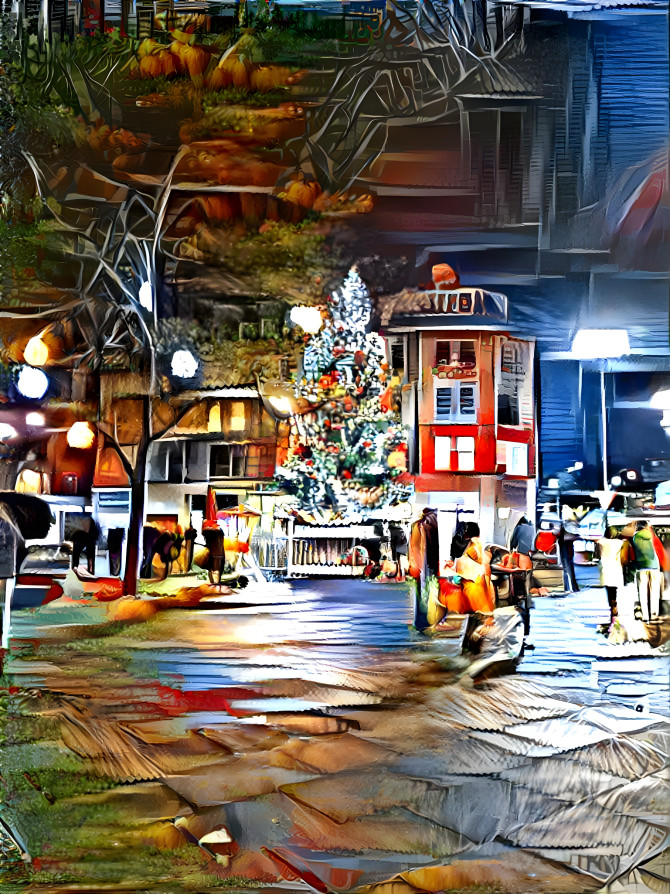 Christmas market Sheffield city centre
