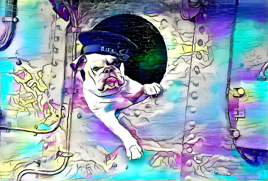 Cartoon sailor puppy
