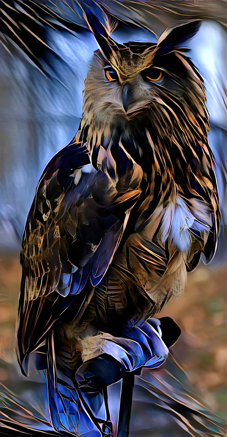 Eurasian Eagle Owl - Popular Dream Style