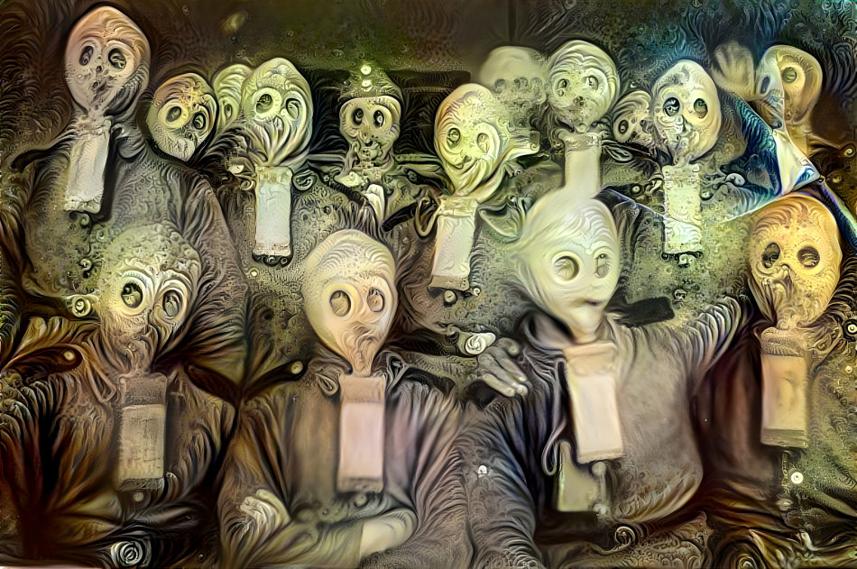 Men in gas masks
