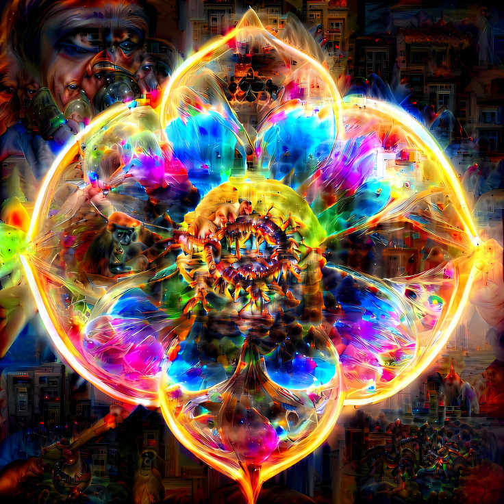 Deep Dream Mandala 