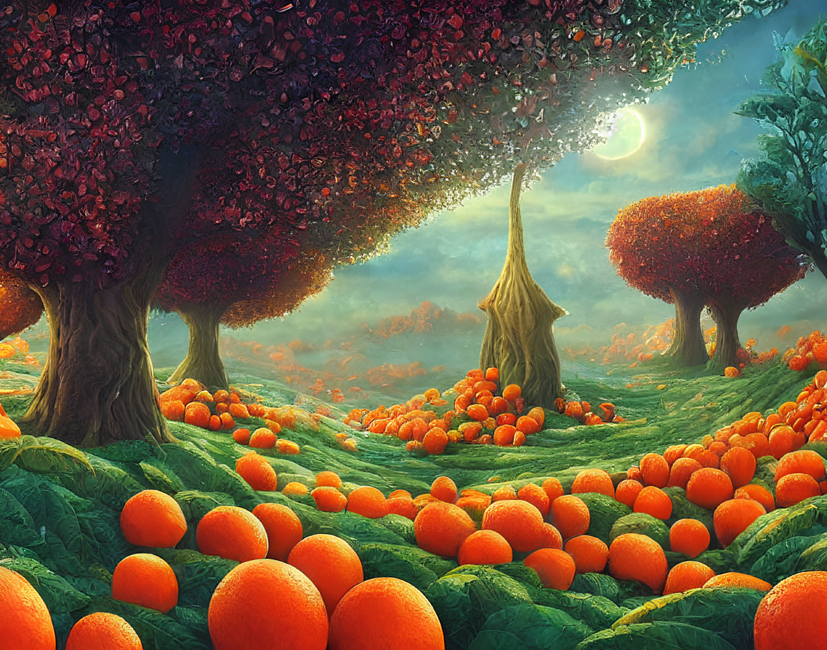 Landscape of Tangerines