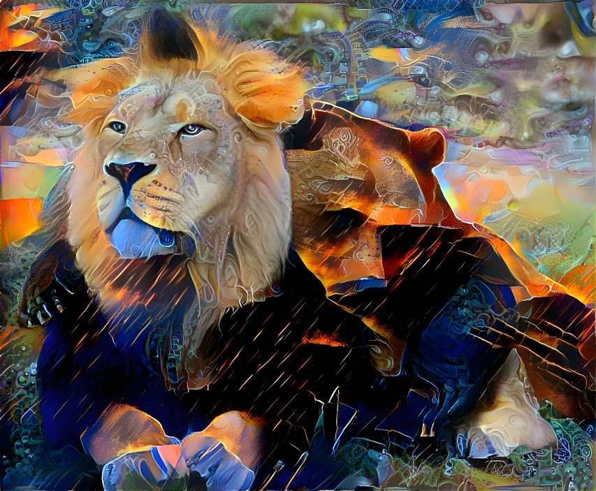 Friendship Between a Lion and a Bear
