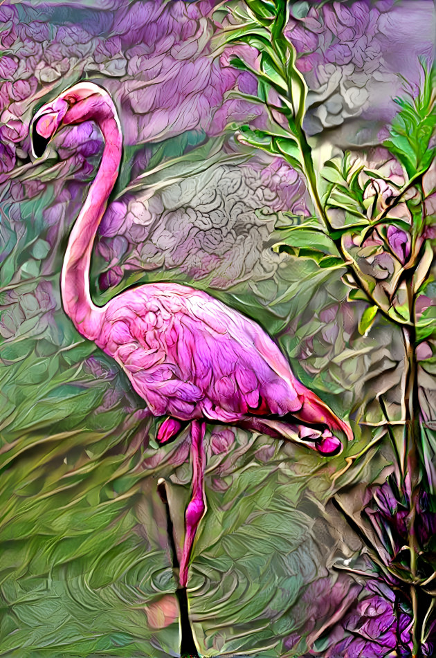 Garden Variety Flamingo