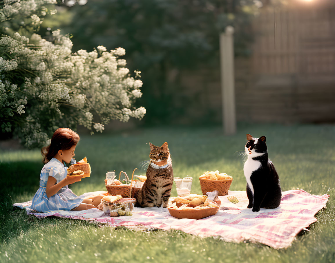 Cat picnic 