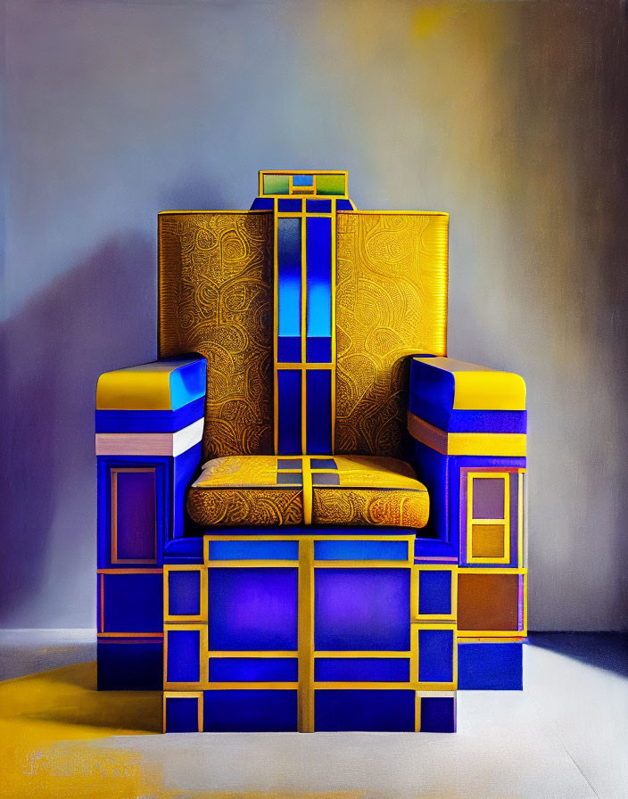 Cubist Throne