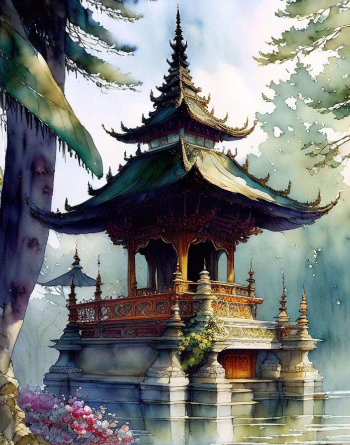 À Beautiful Pagoda 