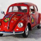 Vibrant Psychedelic Volkswagen Beetle Artwork