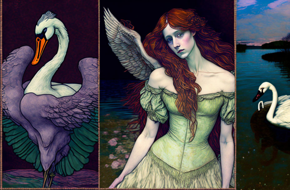 Swan Triptych 