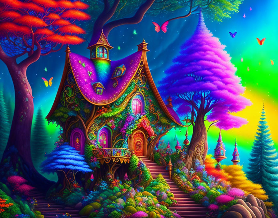 Colorful Fairy Cottage