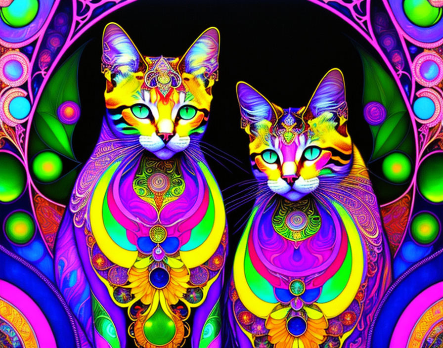 Psychedelic Kittens