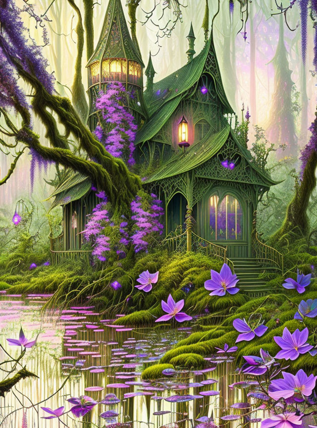 Elf Home in the Swamp