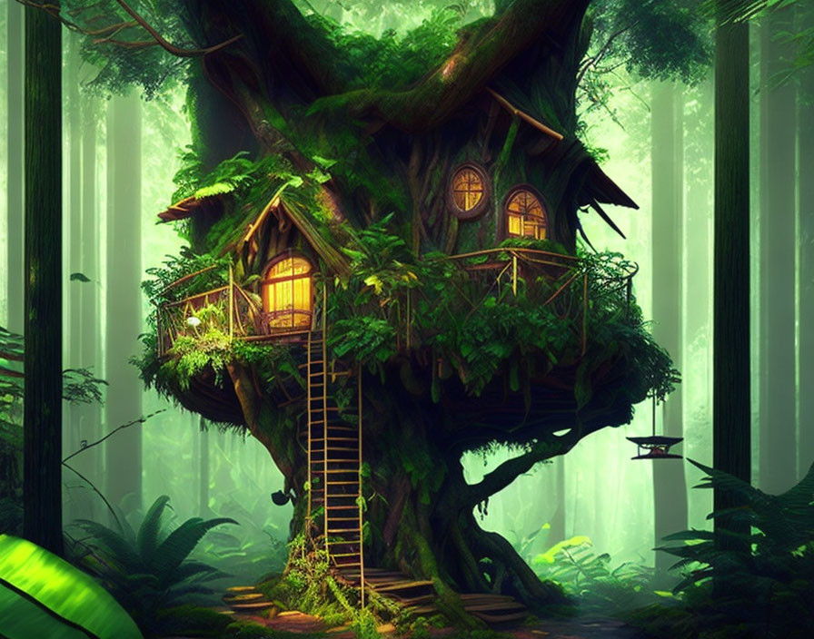 enchanted tree home