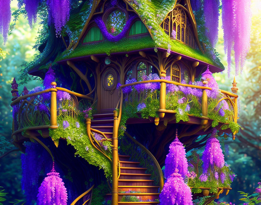 Elf Treehouse Mansion 