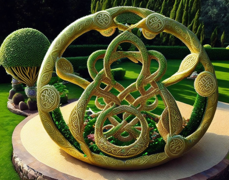 Celtic Knot Garden