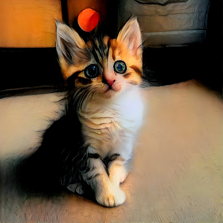 AI Generated Cat Pondering Duality