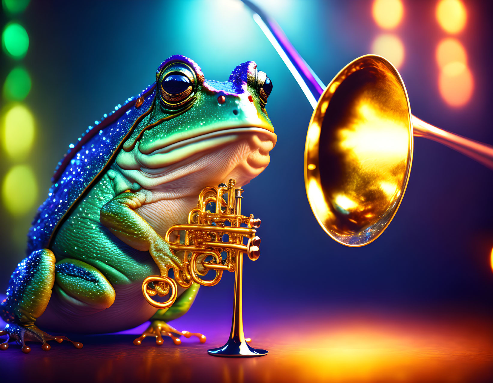 some frogs still like to wear their best on stage