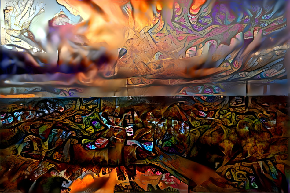 Psychedelic Sunset Purple Rain 